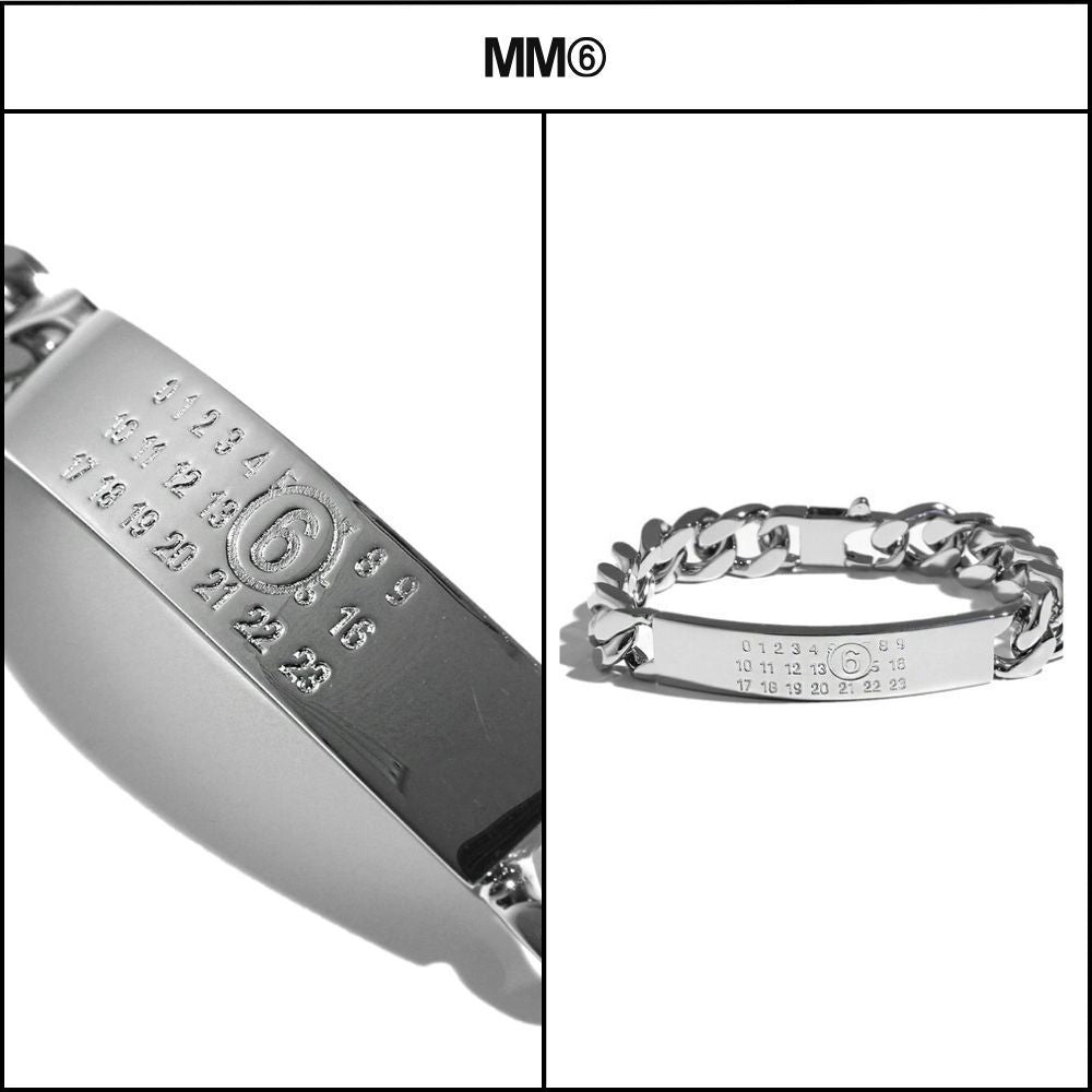 【MM6 Maison Margiela】MM6 Numbering Logo Chain Bracelet