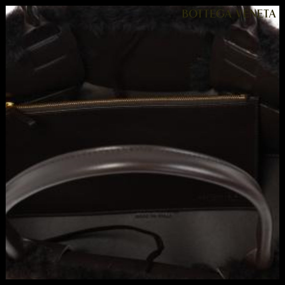 【正規品】Bottega Veneta Brown ‘Arco’ Shopper Bag