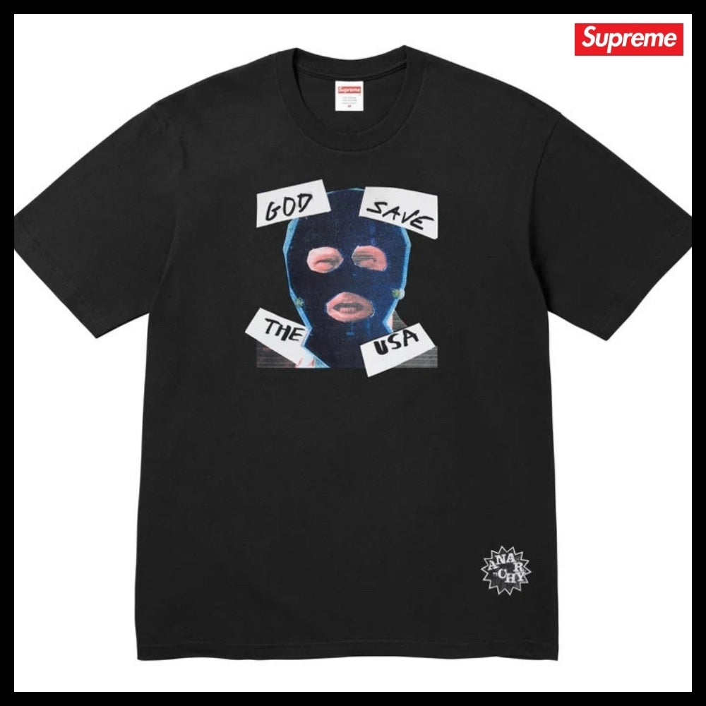 【Supreme】God Save Us T Shirt Black 26SS