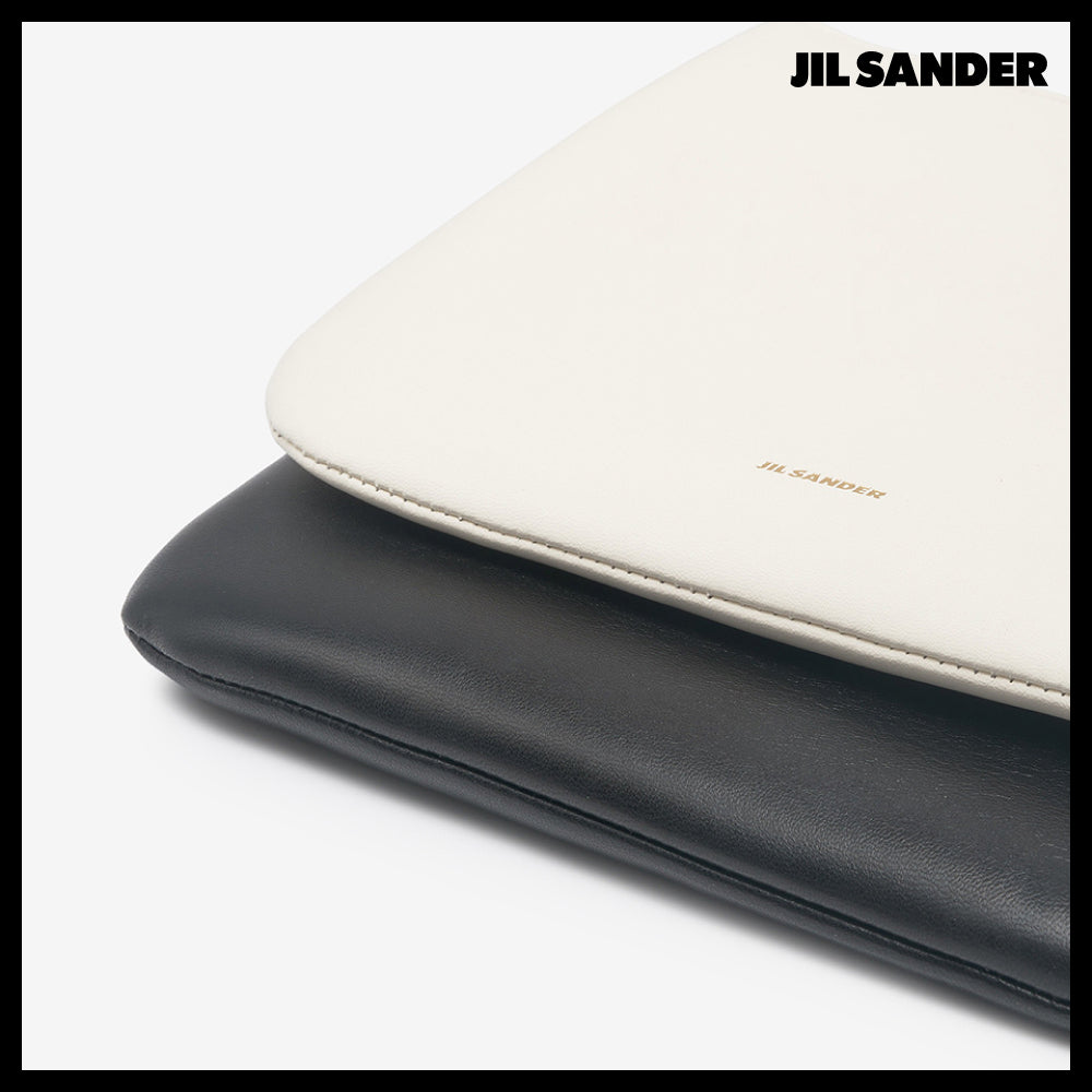 【JIL SANDER】Ombre two-tone shoulder bag black white