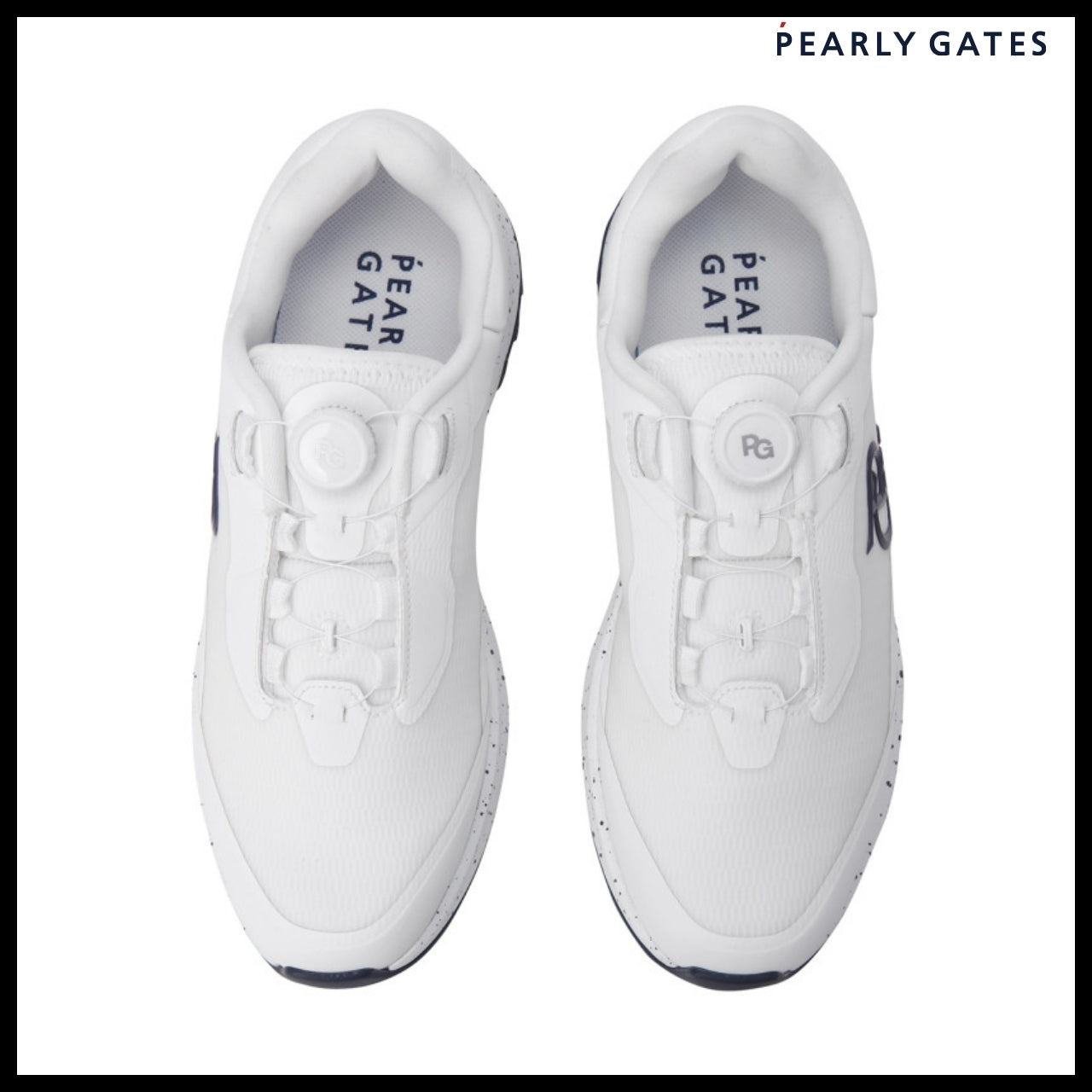 【PEARLY GATES】Painting Block Embossed Logo Dial Boa
