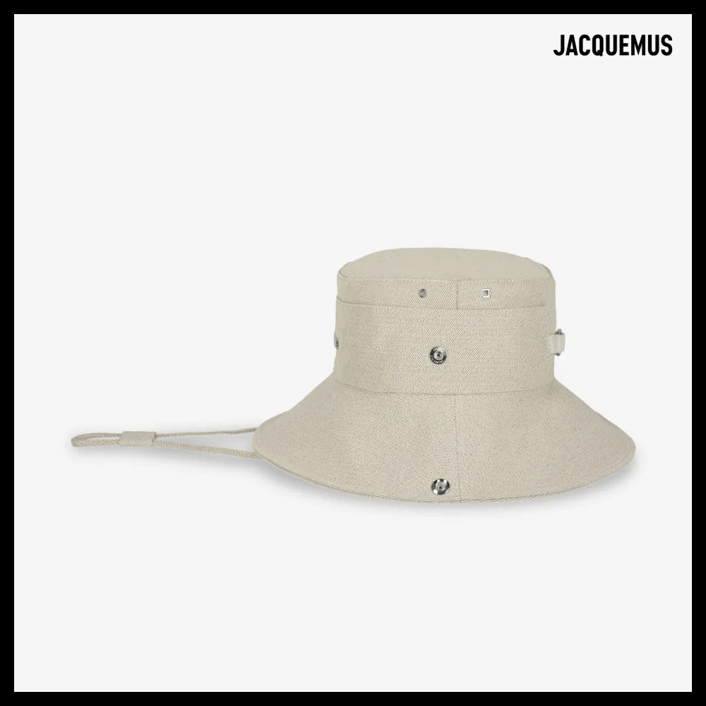 【JACQUEMUS】Le Bob De Nimes Bucket Hat Off White
