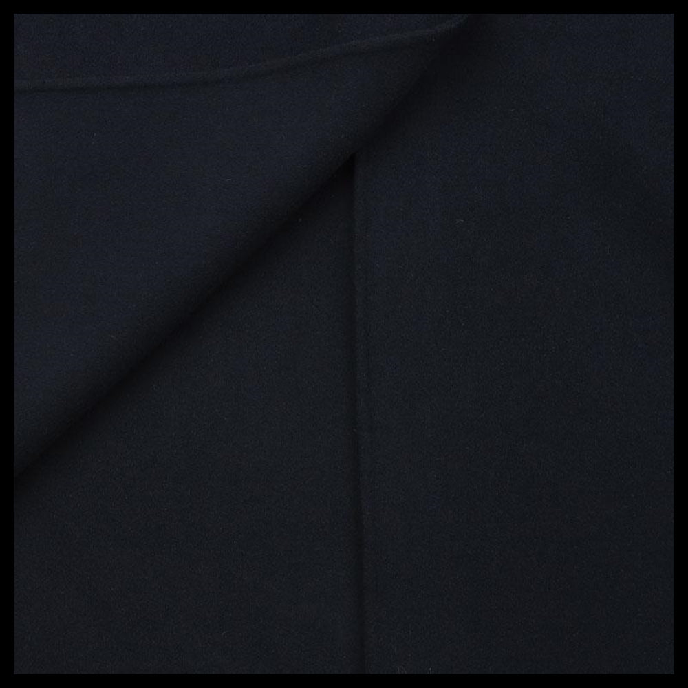 【S Max Mara】 Women Poldo Belted Wool Long Coat Navy