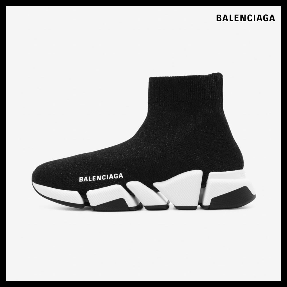 【BALENCIAGA】Speed 2.0 Sneaker White Black