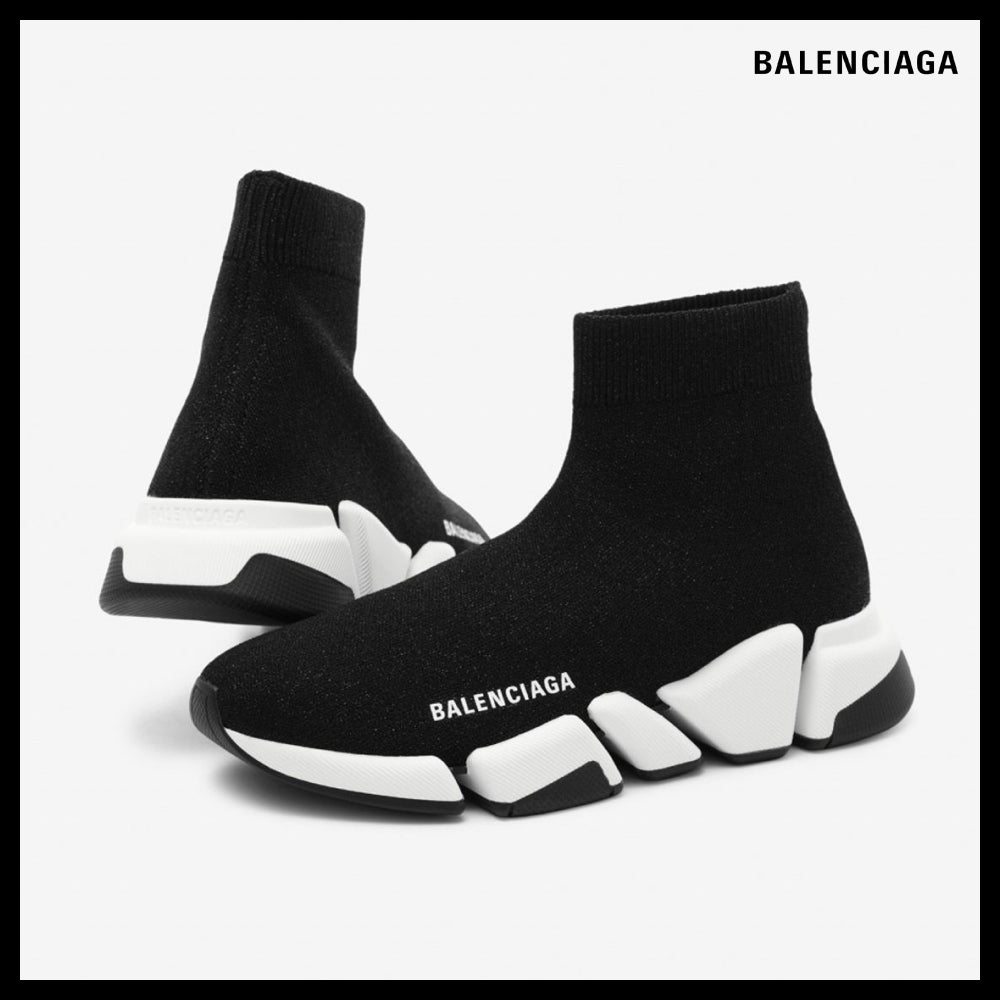 【BALENCIAGA】Speed 2.0 Sneaker White Black
