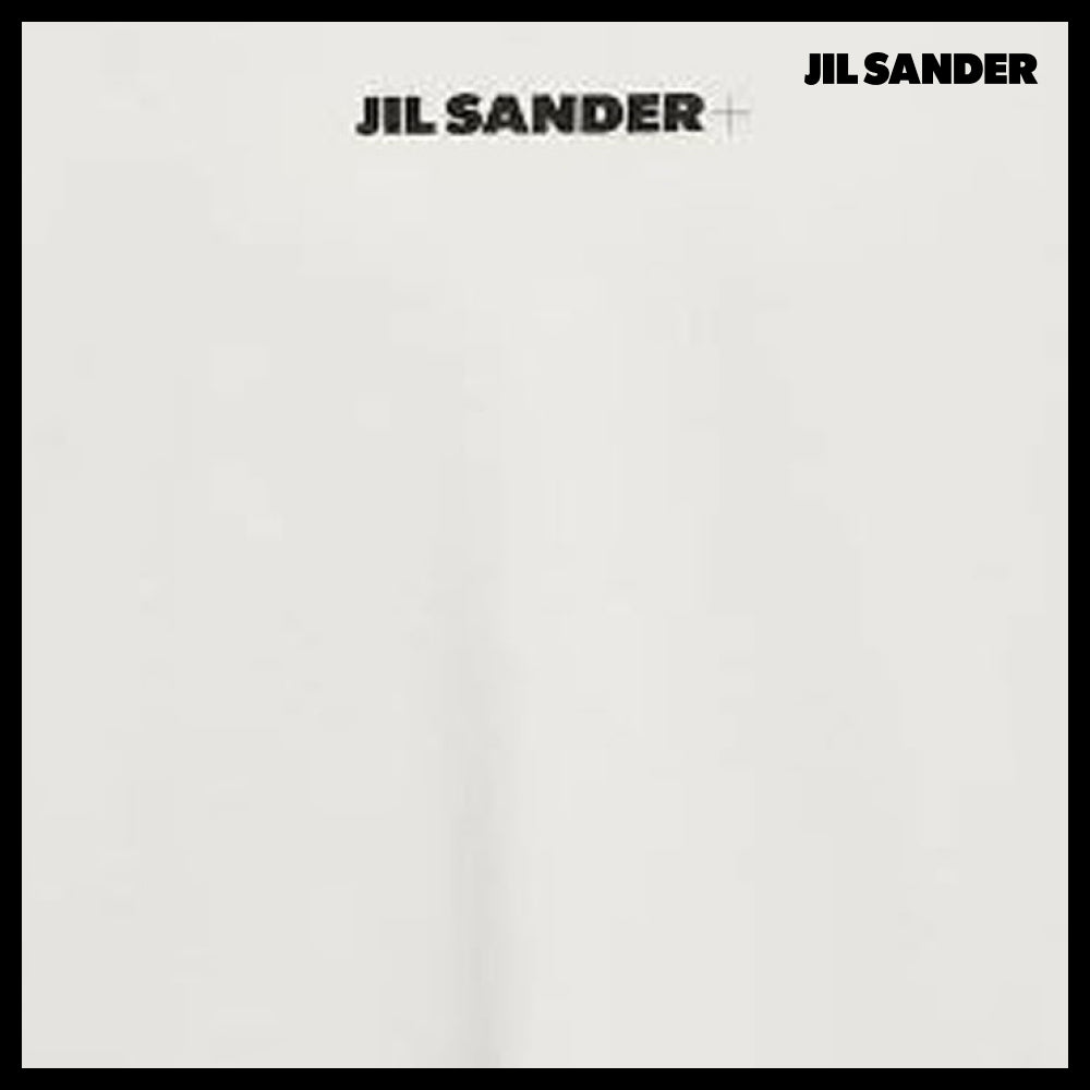 【JIL SANDER】Logo Print Oversized Sweatshirt Ivory Unisex