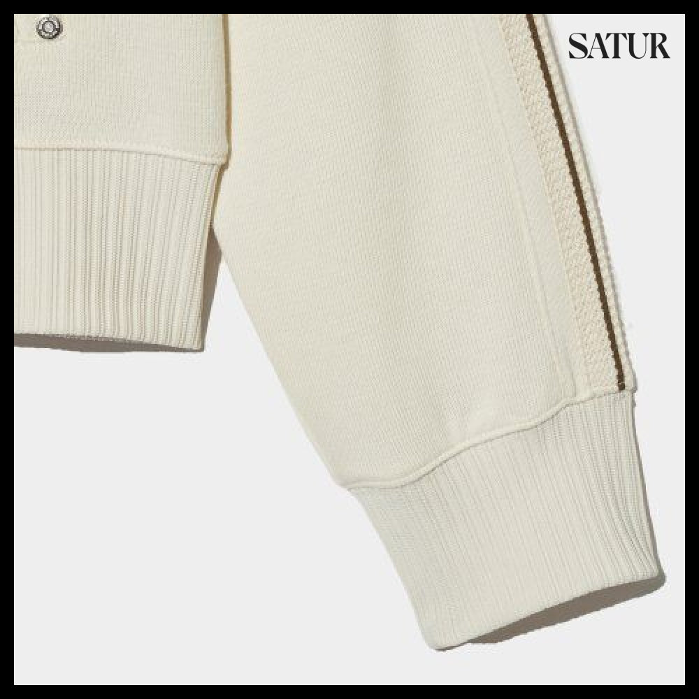 【SATUR】Roturn All Day Track Zip-Up Jacket Resort Cream