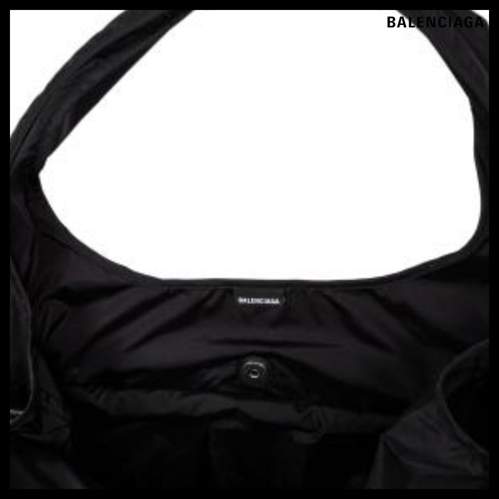 【BALENCIAGA】Black Monaco Large Chain Shoulder Bag
