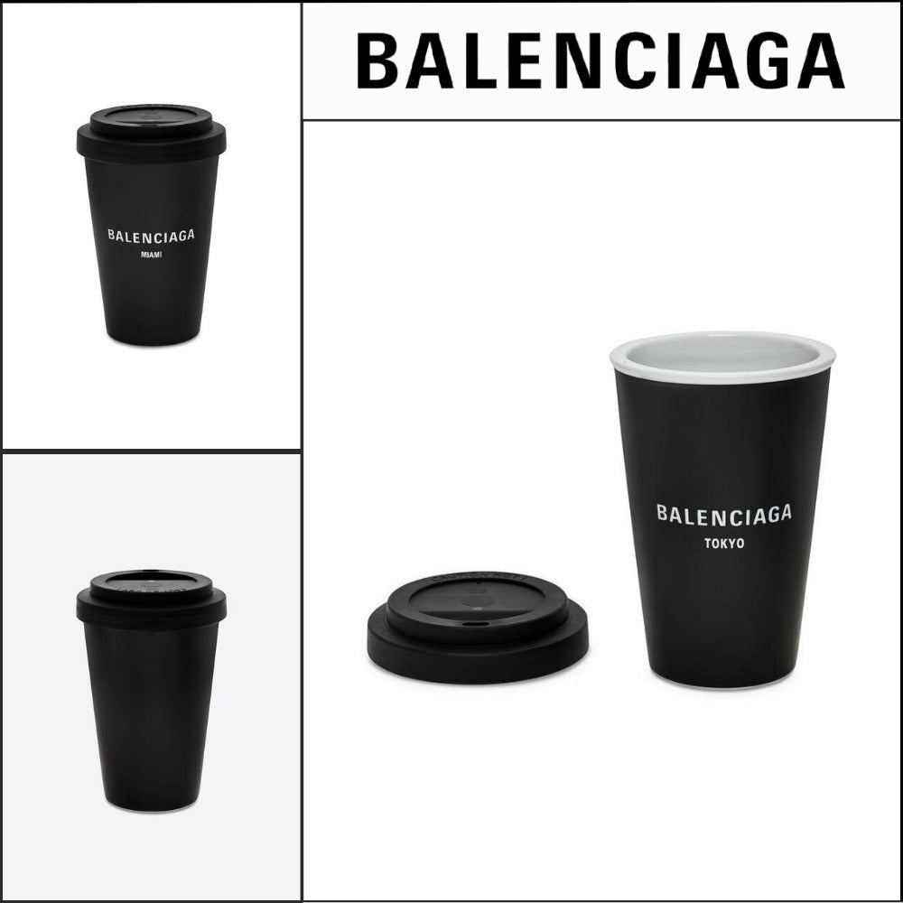 【BALENCIAGA】Tokyo Coffee Cup Black