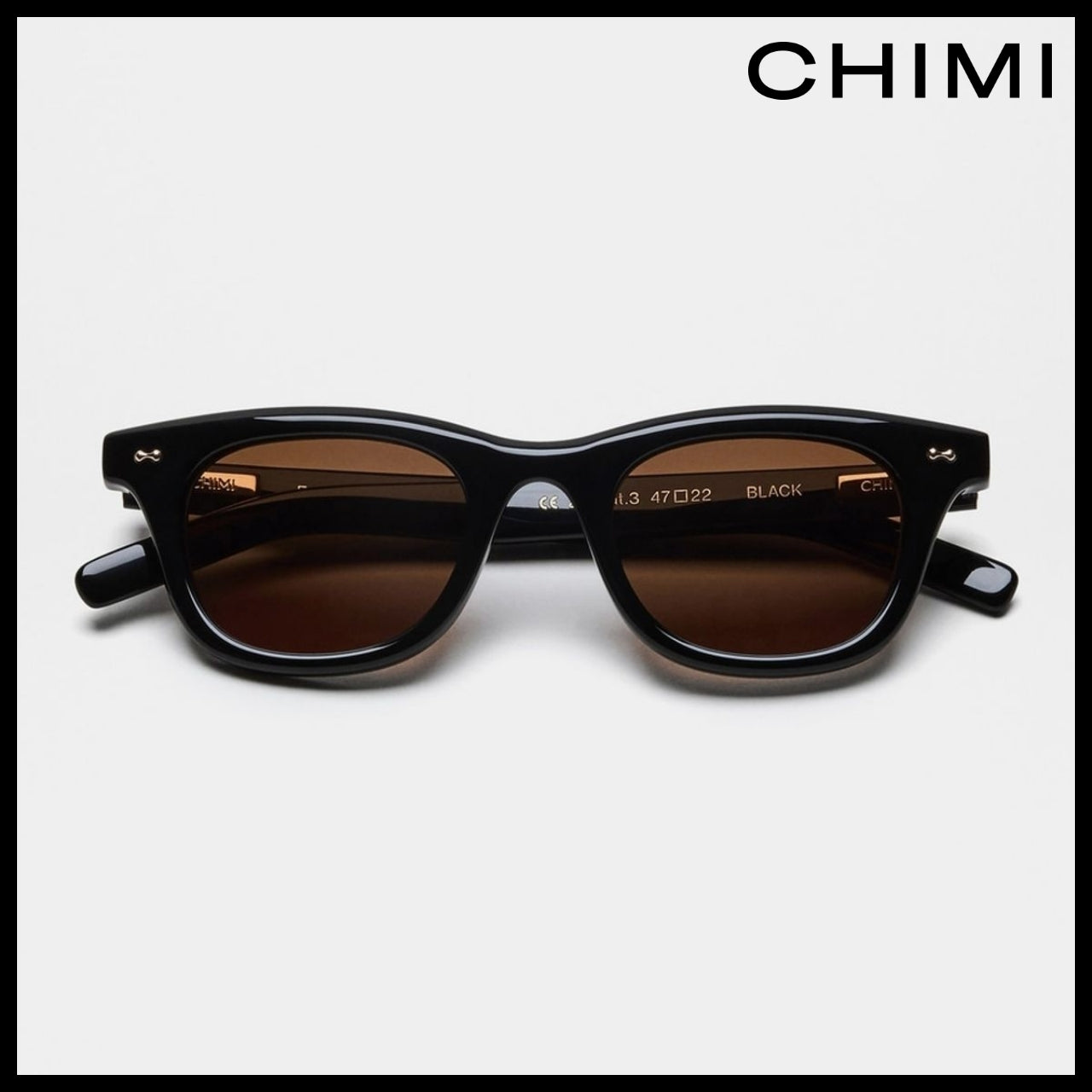 ◆CHIMI◆ サングラス Sunglasses Black 軽量