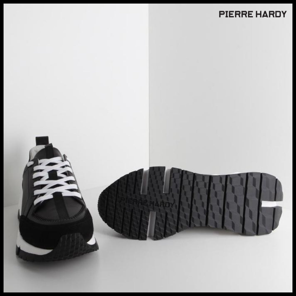 【Pierre Hardy】STREET LIFE Black Sneakers QX02Z