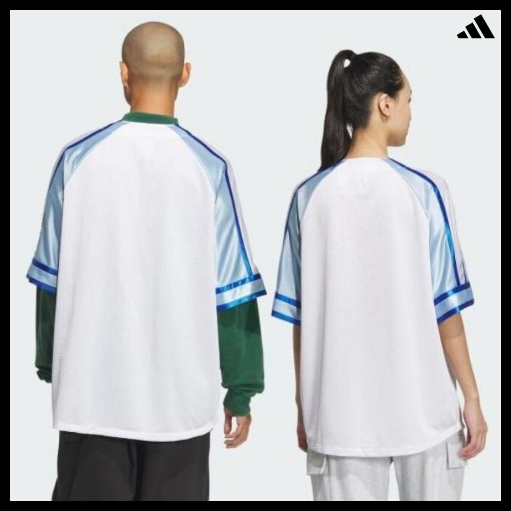 【ADIDAS 】Basketball Retro Street Short Sleeve Shirt