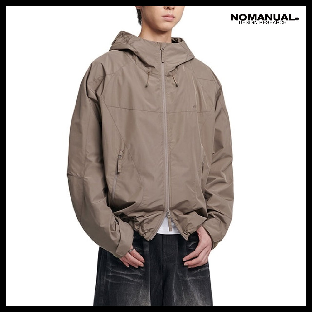 【NOMANUAL】Easton Wind Shell Brown