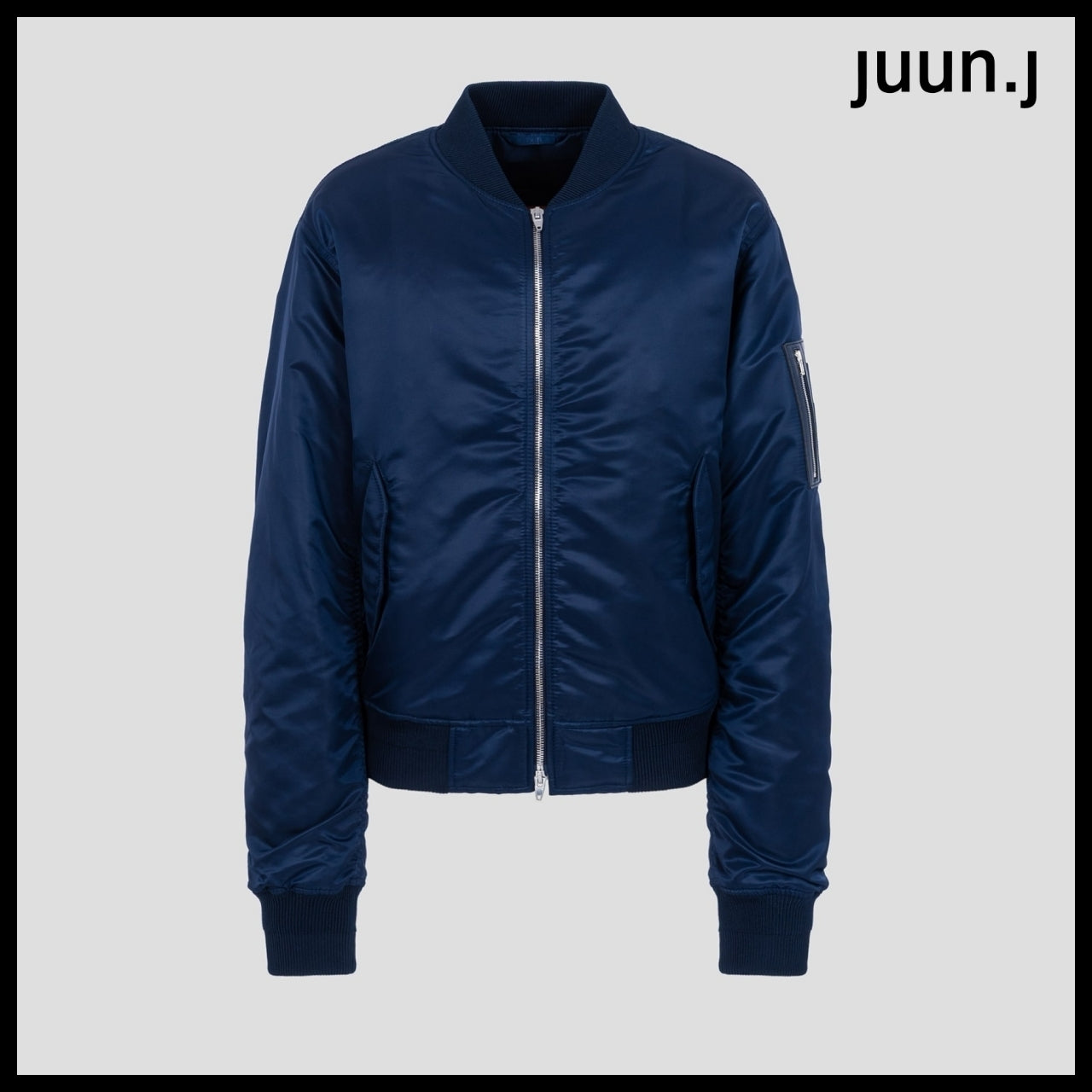 【JUUN.J】Regular Fit Light MA-1 Jumper Navy