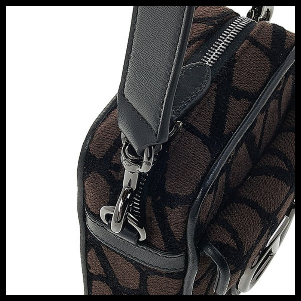 【VALENTINO】Men's Iconography V Logo Crossbody Bag