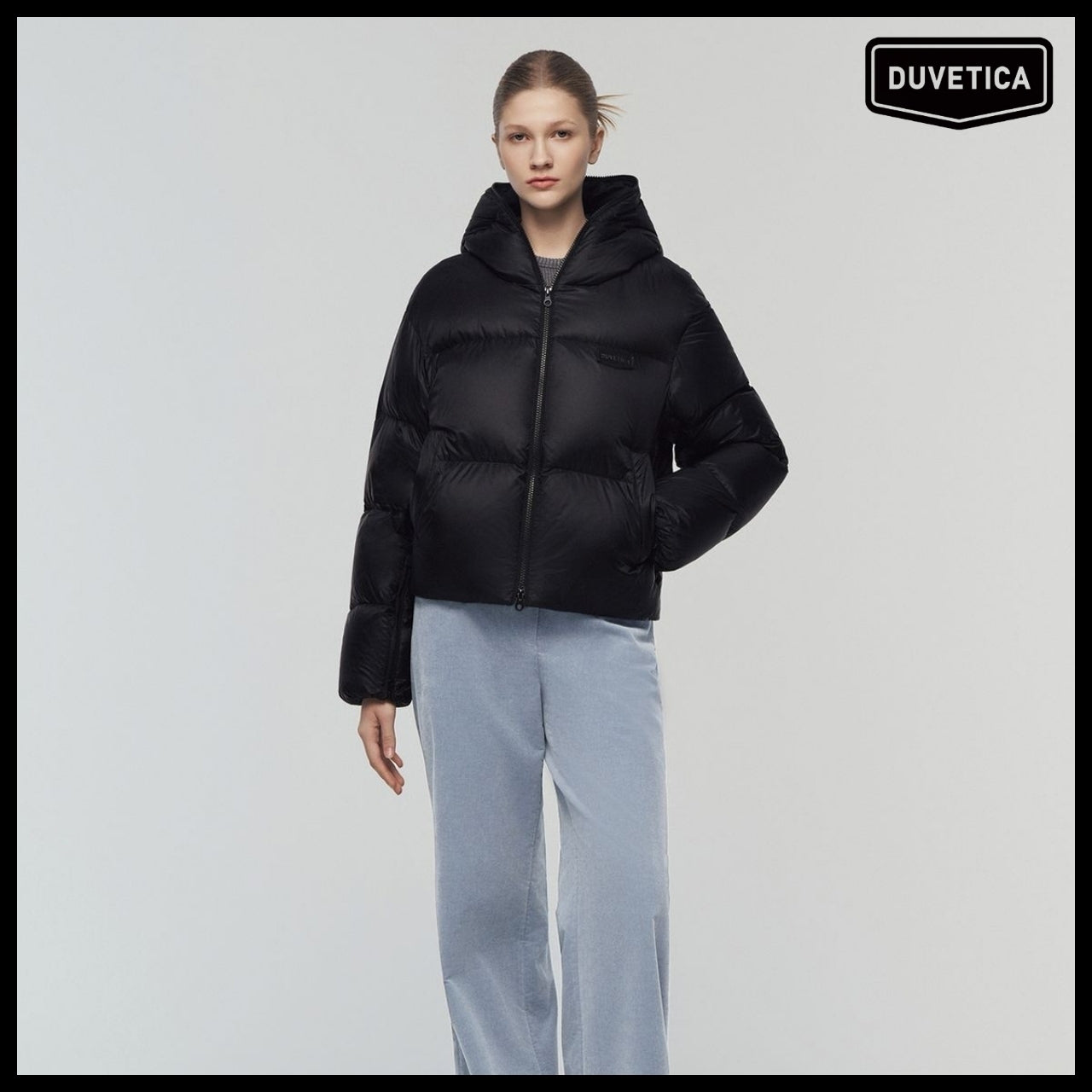 【DUVETICA】Bellatrix N - Black Womens Down Jacket