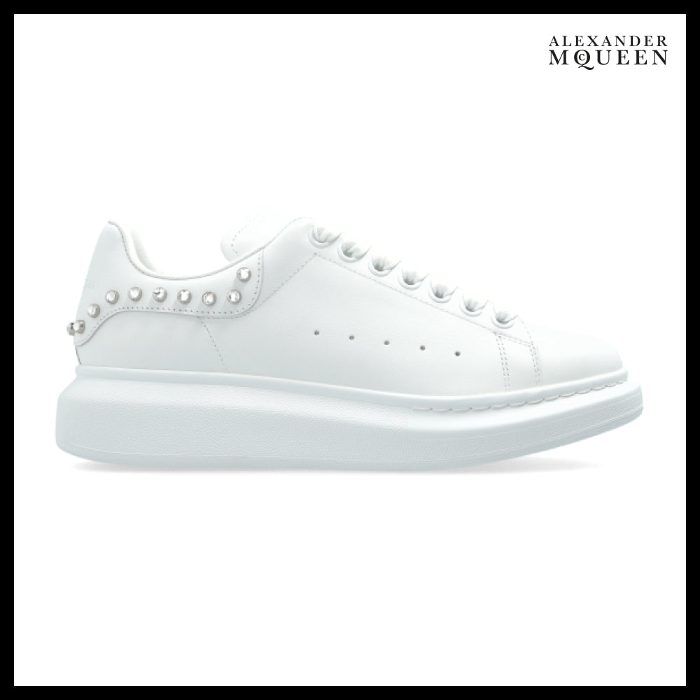 【Alexander Mcqueen】White Oversized Studded Sneakers