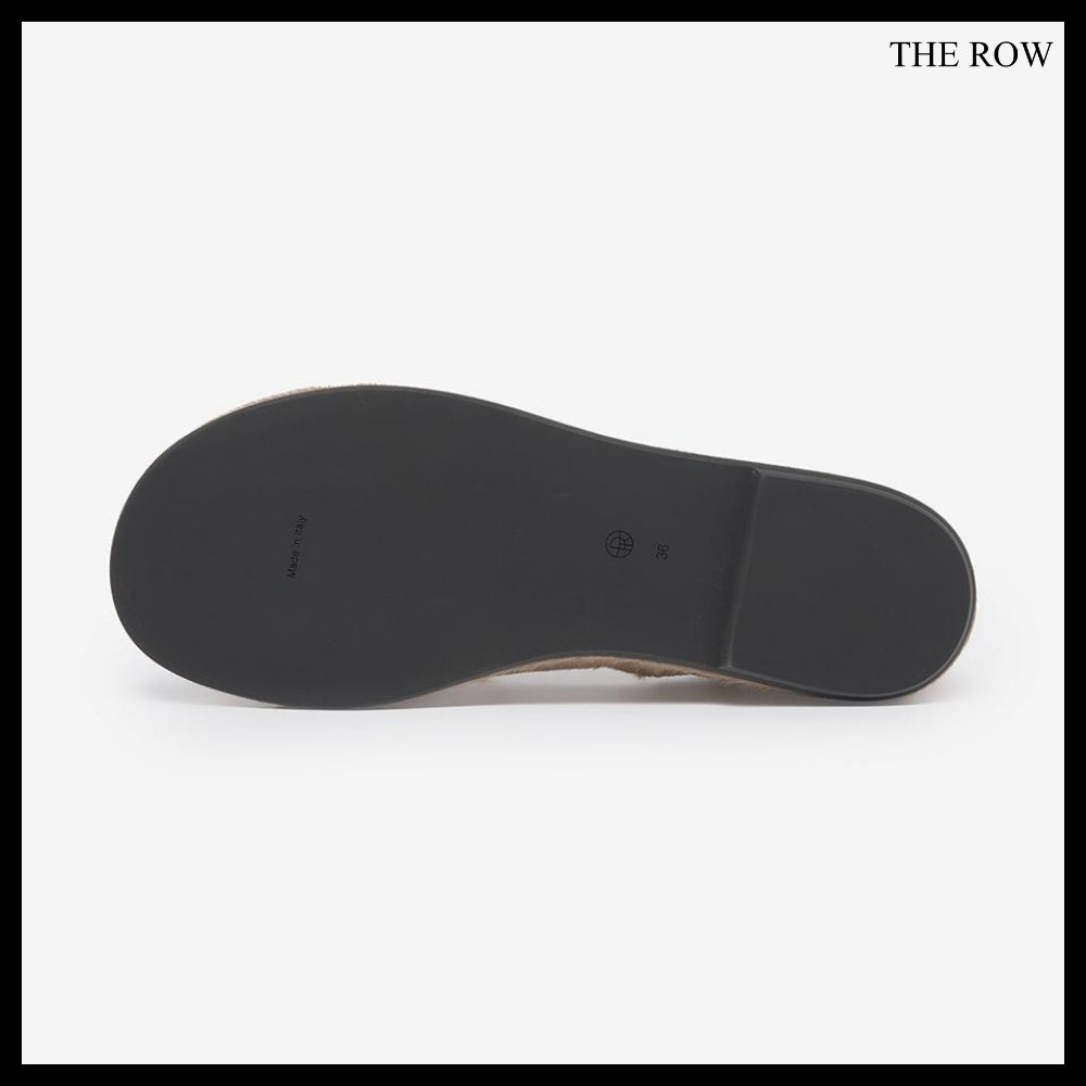 【The Row】Canal Slip ons Beige