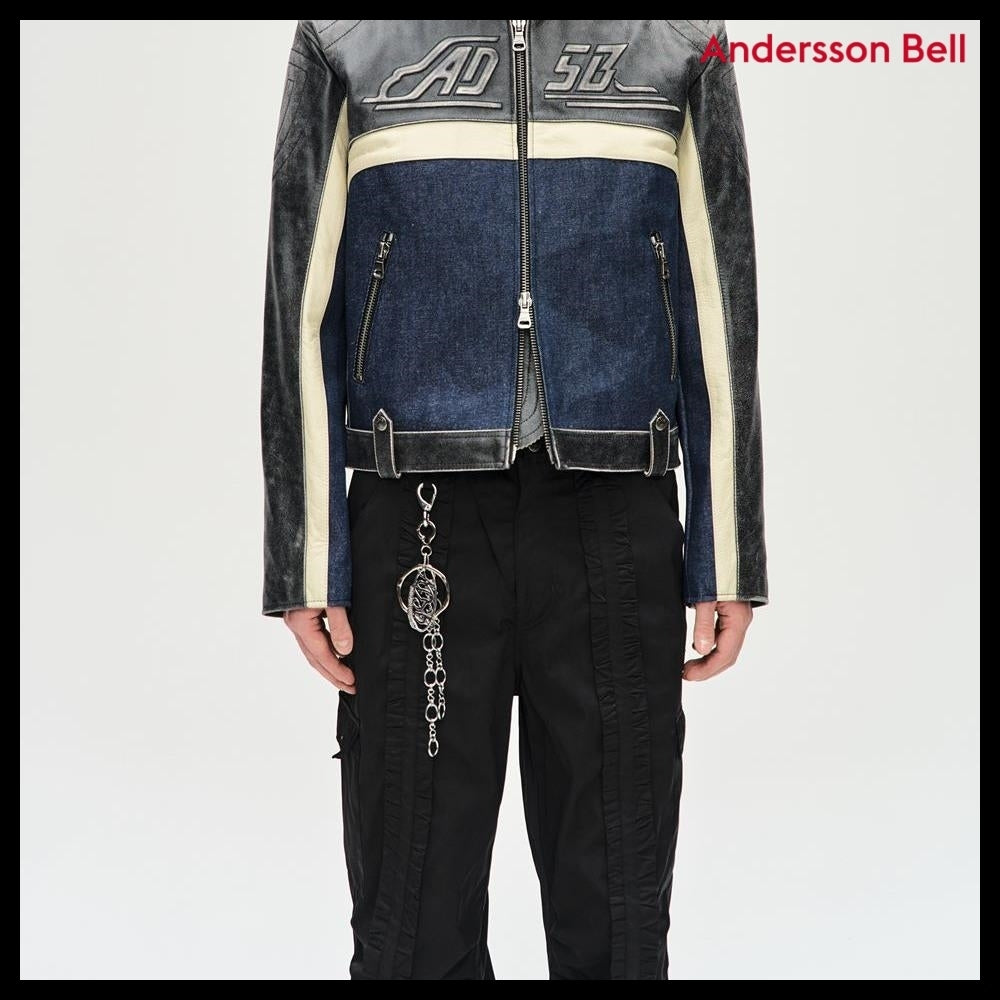 【ANDERSSON BELL】ロゴ ペンダント キーリング (シルバー)