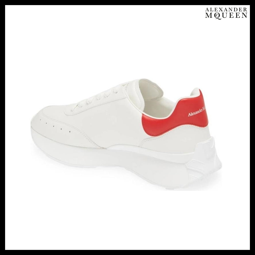 【Alexander Mcqueen】Sprint Runner White Red