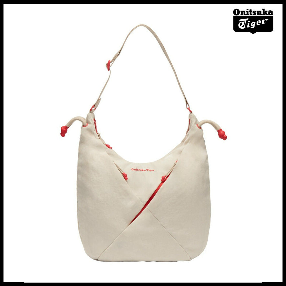 【ONITSUKA TIGER】LOGO SHOULDER BAG BEIGE