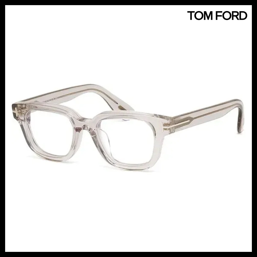 【TOM FORD】Transparent Horn-Rimmed Eyeglasses Blue Light