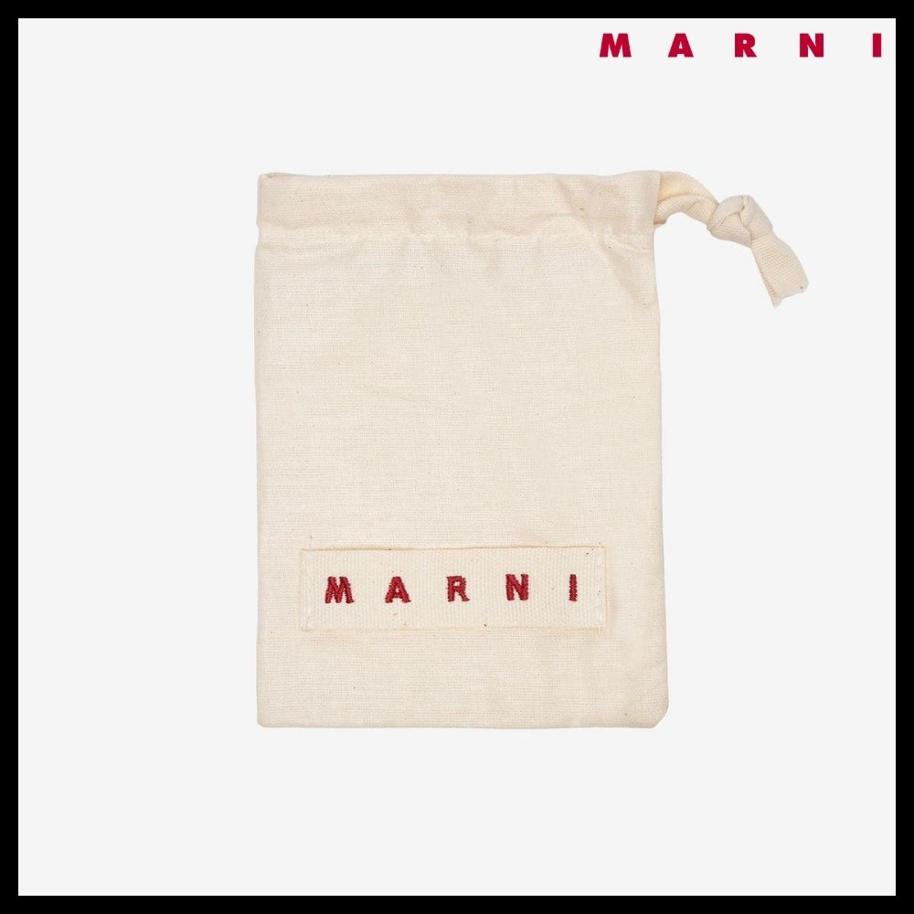 【MARNI】Trunk Nano Chain Crossbody Bag - Brick