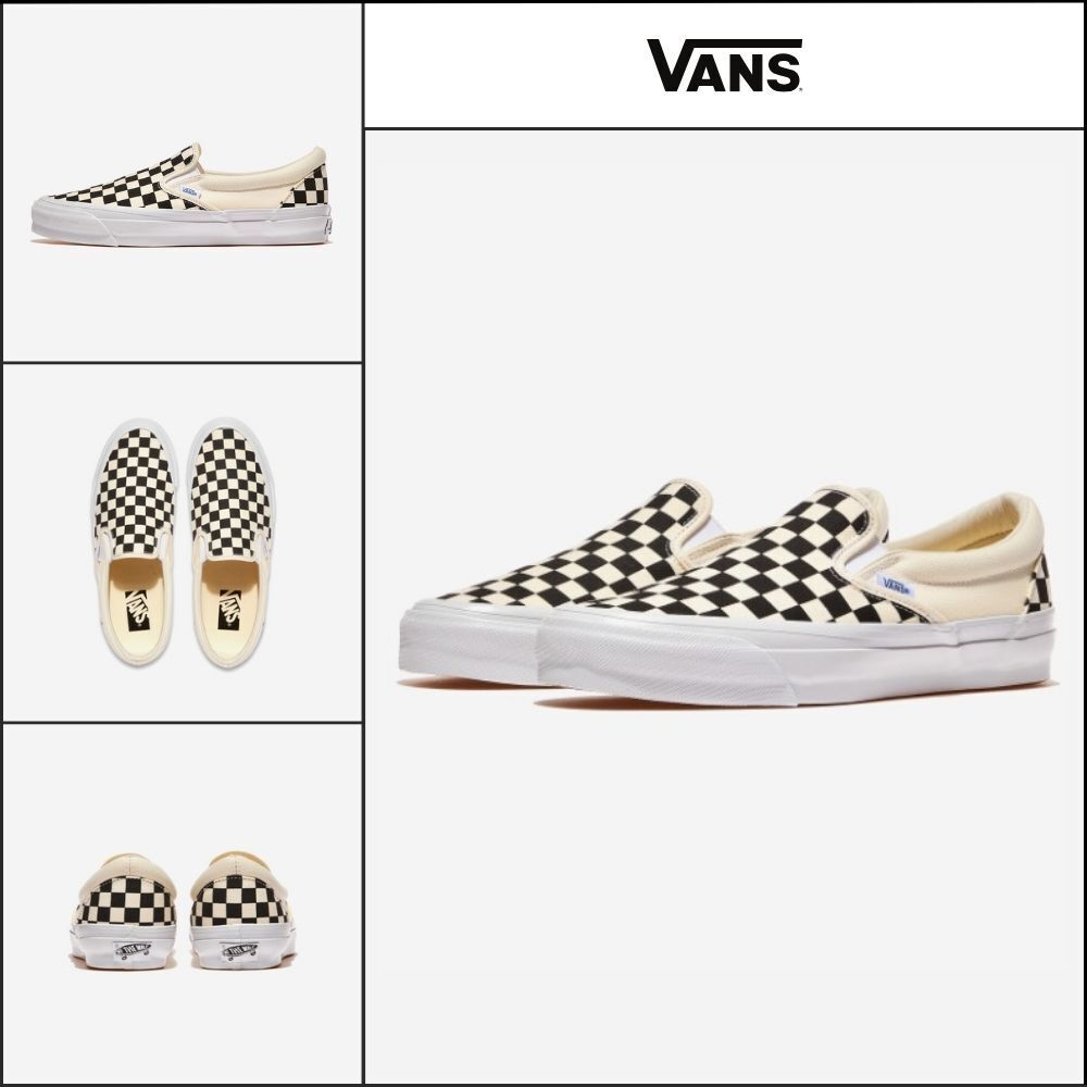 【VANS】Slip-On Reissue 98 LX Checkerboard Black Off-White