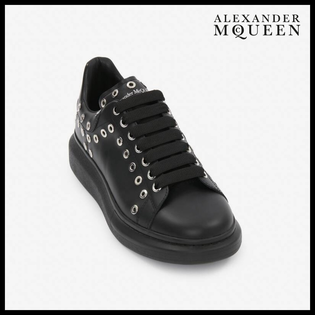 【Alexander Mcqueen】Men's Oversized Sneaker Silver Black