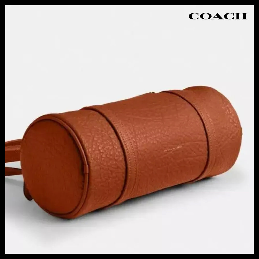 【COACH】Kisslock Barrel Bag 28