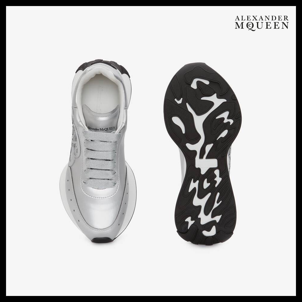 【Alexander Mcqueen】Sprint Runner in Silver