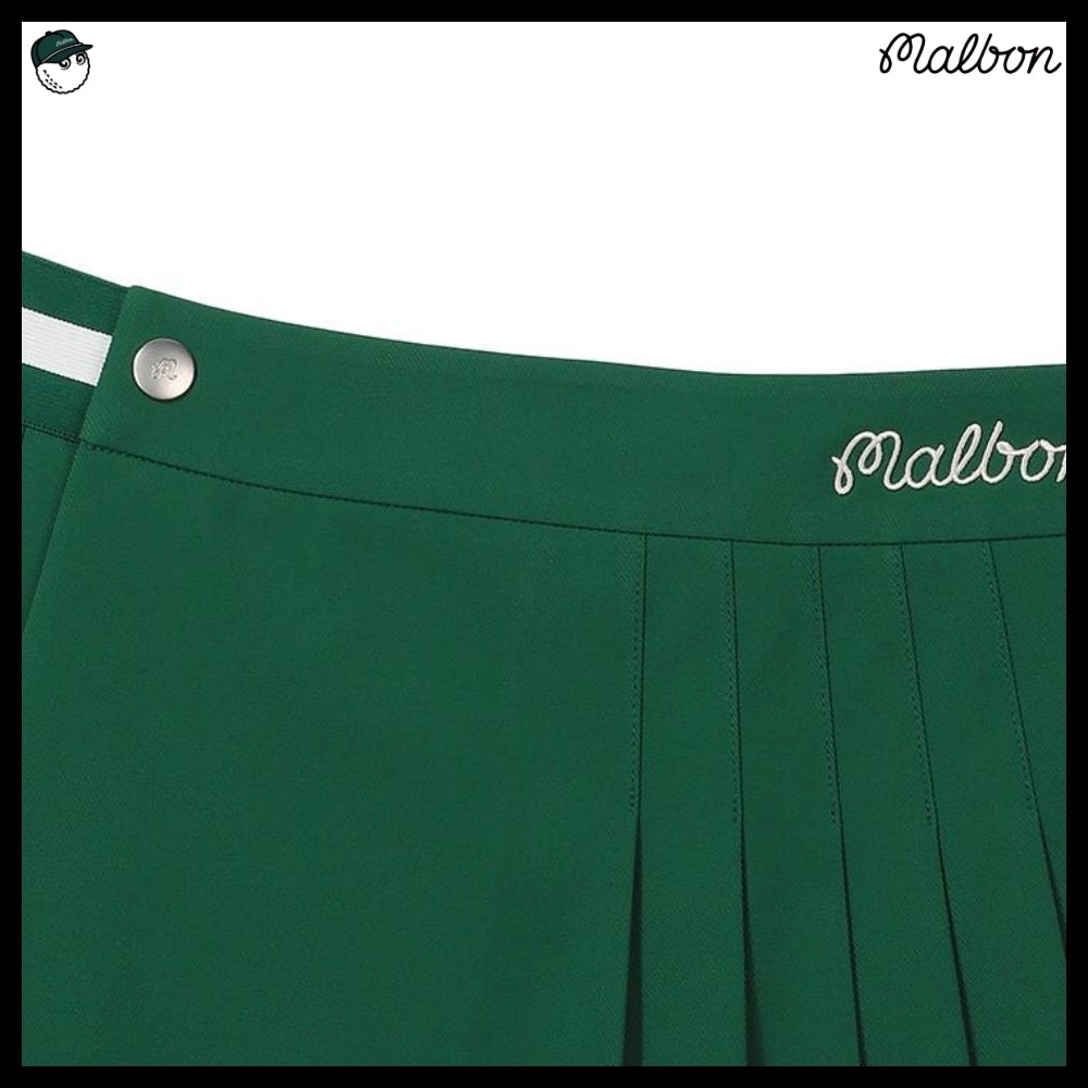 【Malbon Golf】Unbalanced Wrap Skirt WOMAN 3 Colors