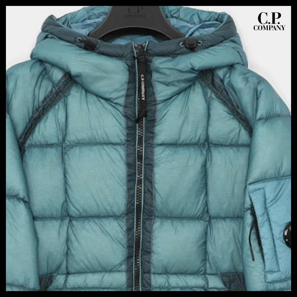 【C.P. Company】Lens patch medium hooded padded jacket