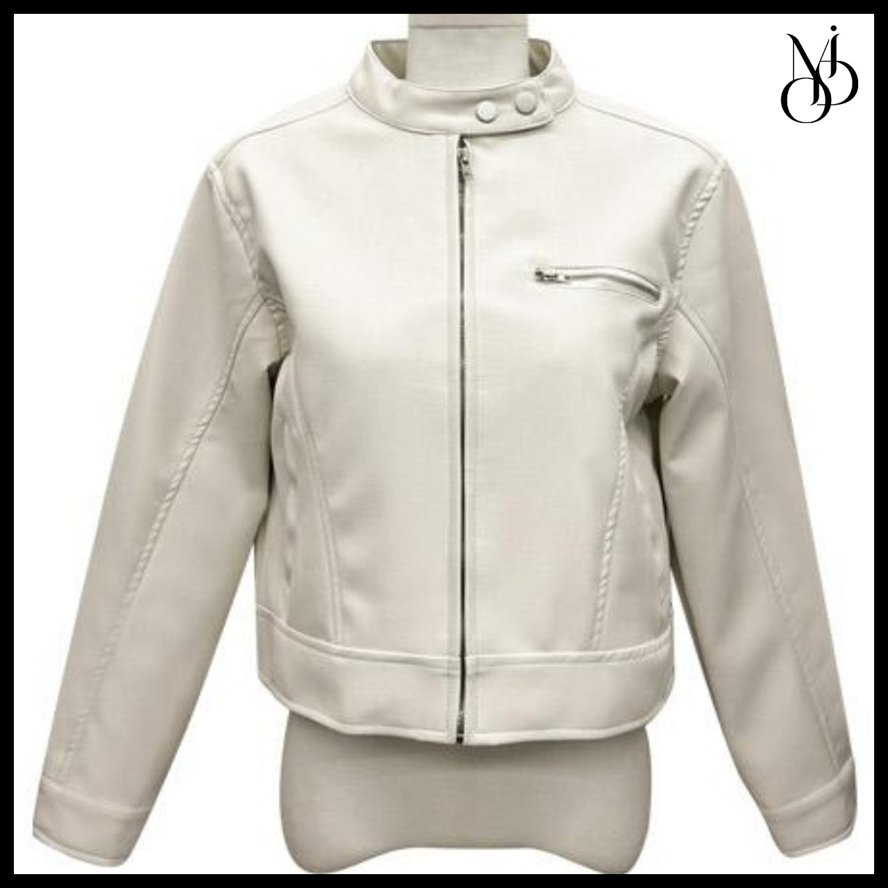 【MODIMOOD】Vera Rider Leather Jacket 4 Colors