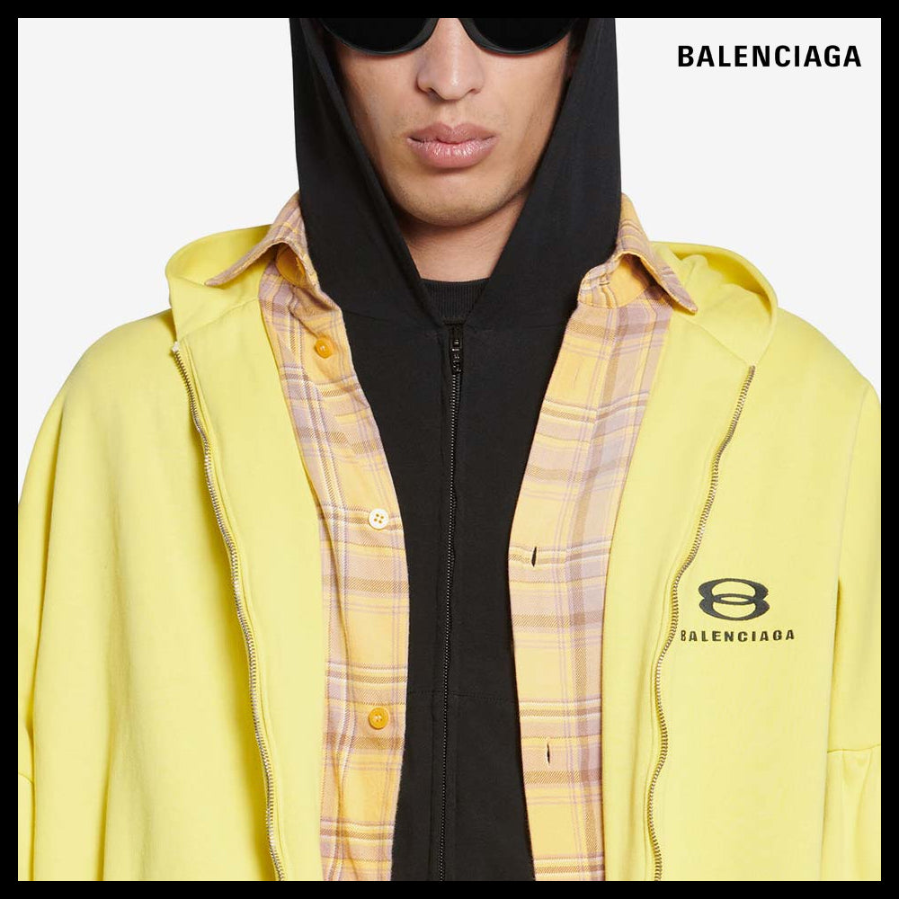 【BALENCIAGA】Unity Sports Icon Layered Zip-Up Oversized