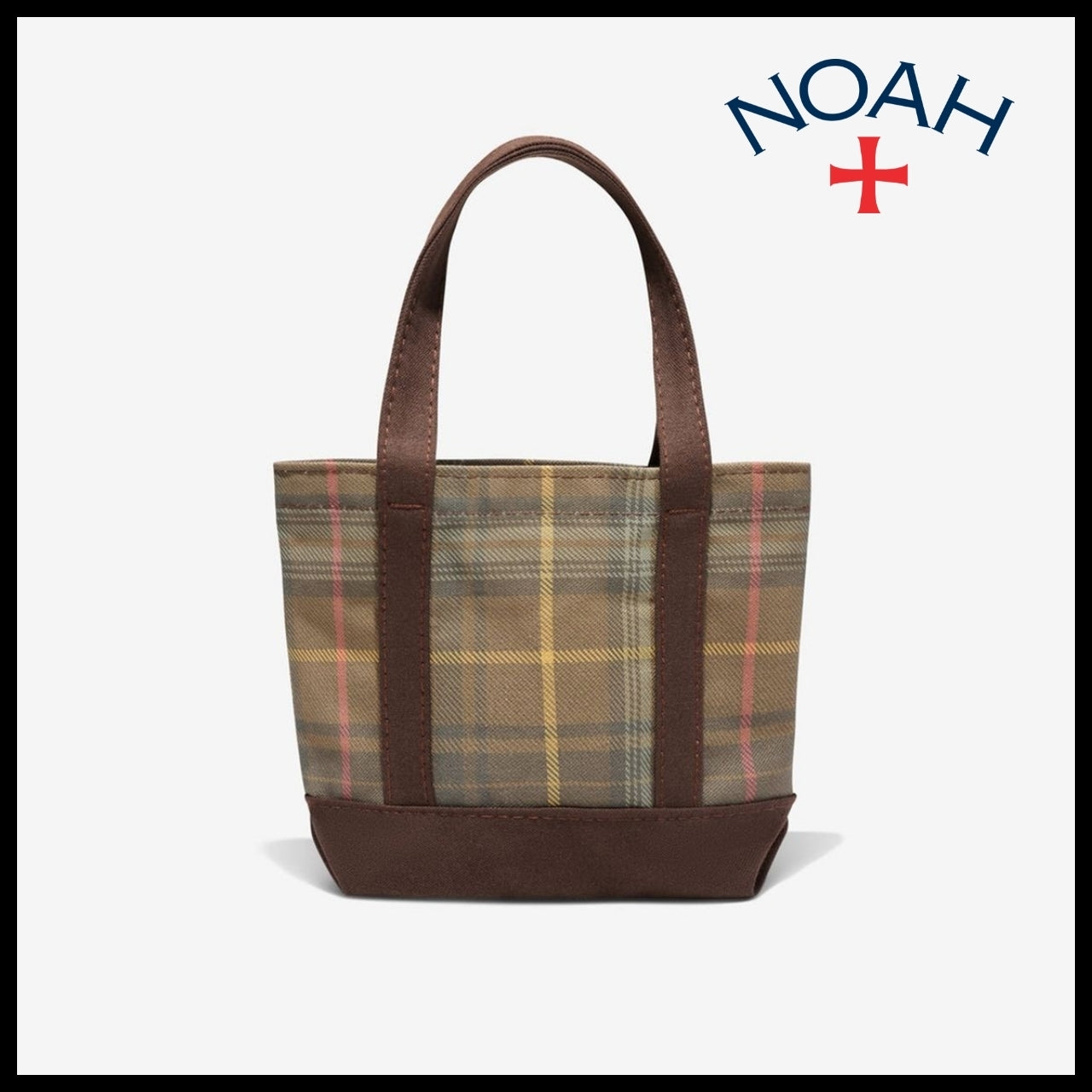 【Noah】Tartan print mini tote bag stewart hunting