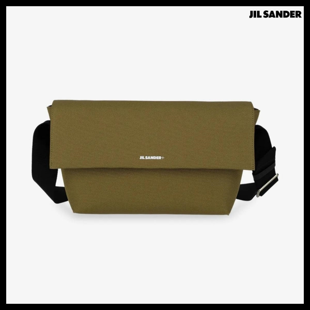 【Jil Sander】Small Utility Crossbody Bag Olive Yellow Pearl