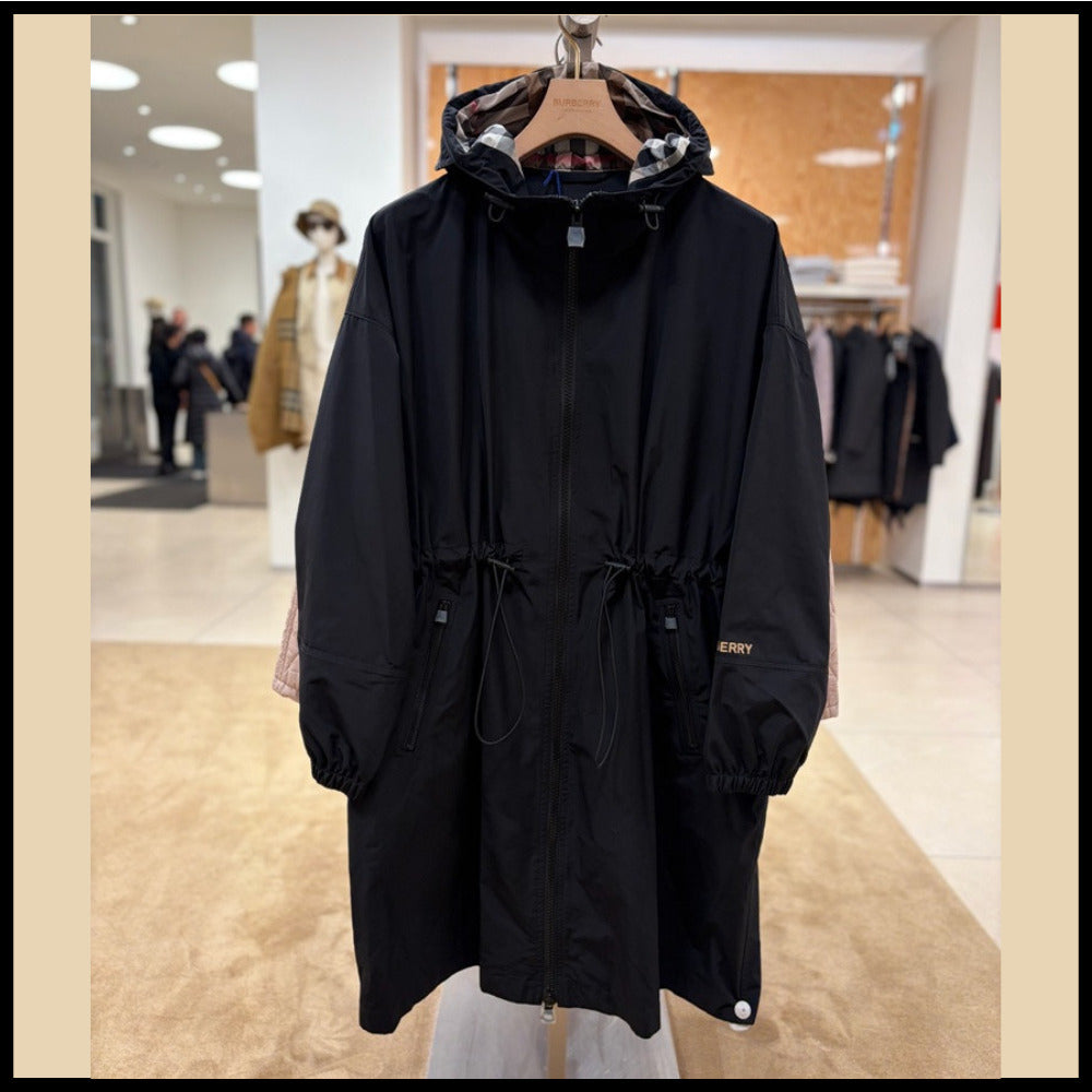 【Burberry】New Birley Internal EKD Drawstring Hooded Zip Up