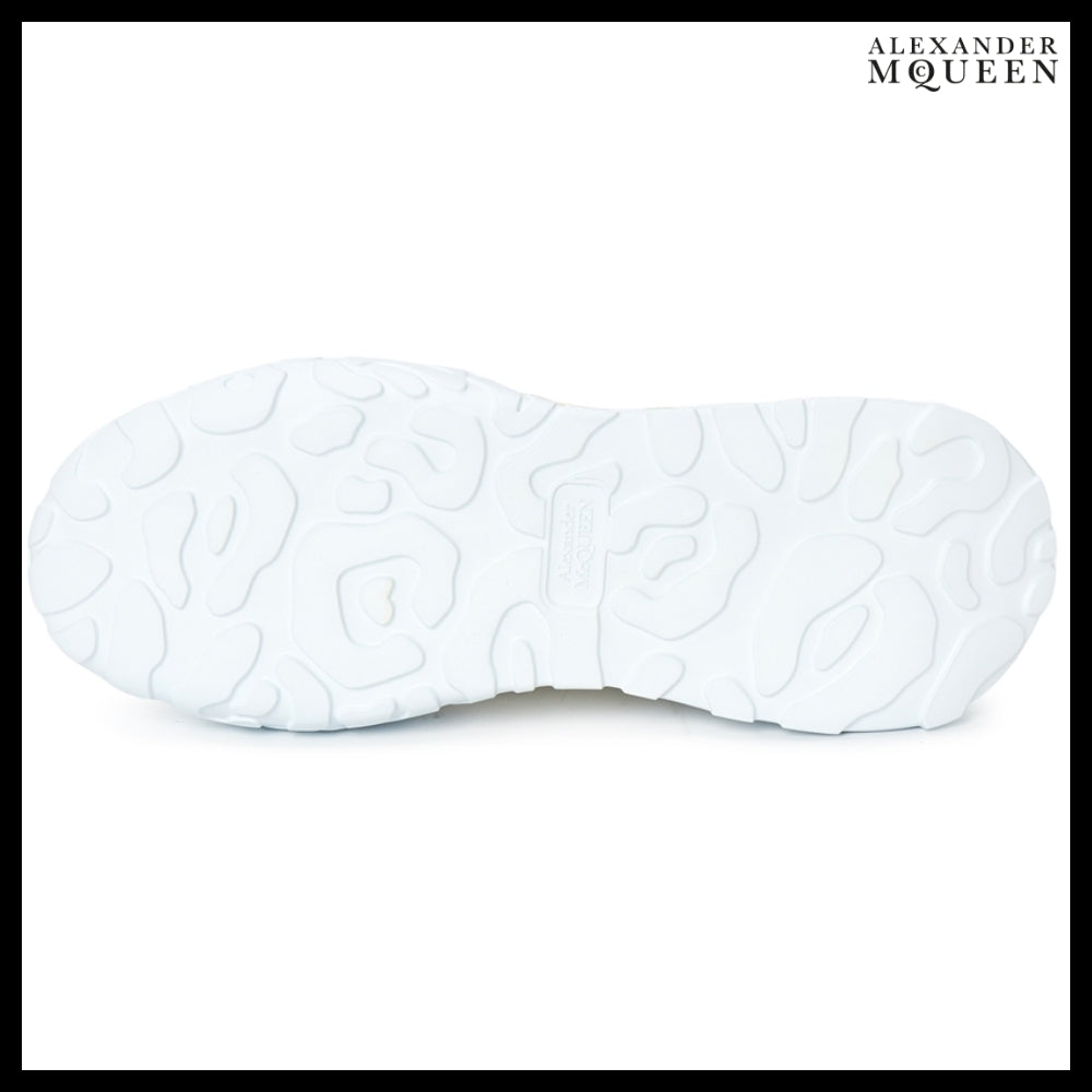 【Alexander Mcqueen】Court Trainer Sneakers Beige White