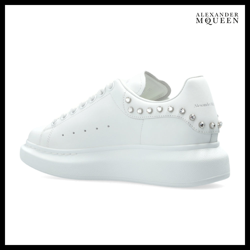 【Alexander Mcqueen】White Oversized Studded Sneakers