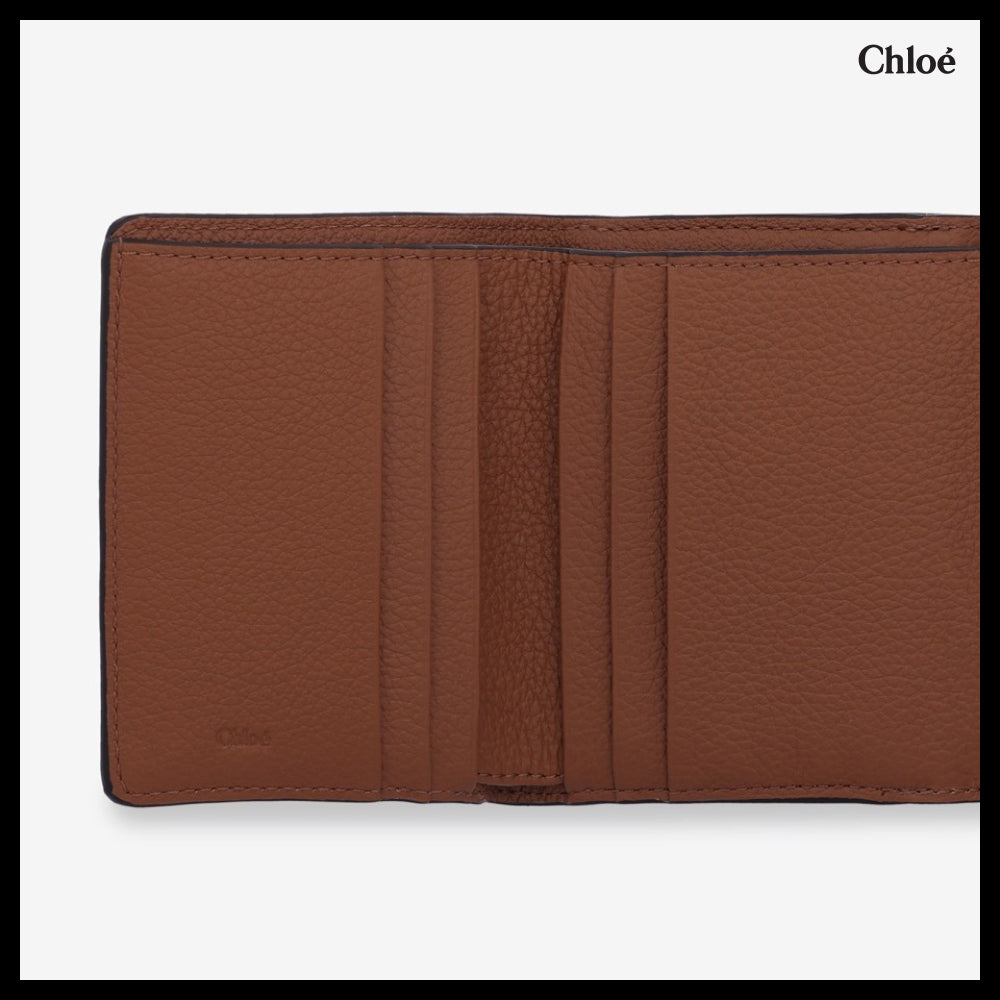 【Chloe】Marcie Trifold Wallet Tan