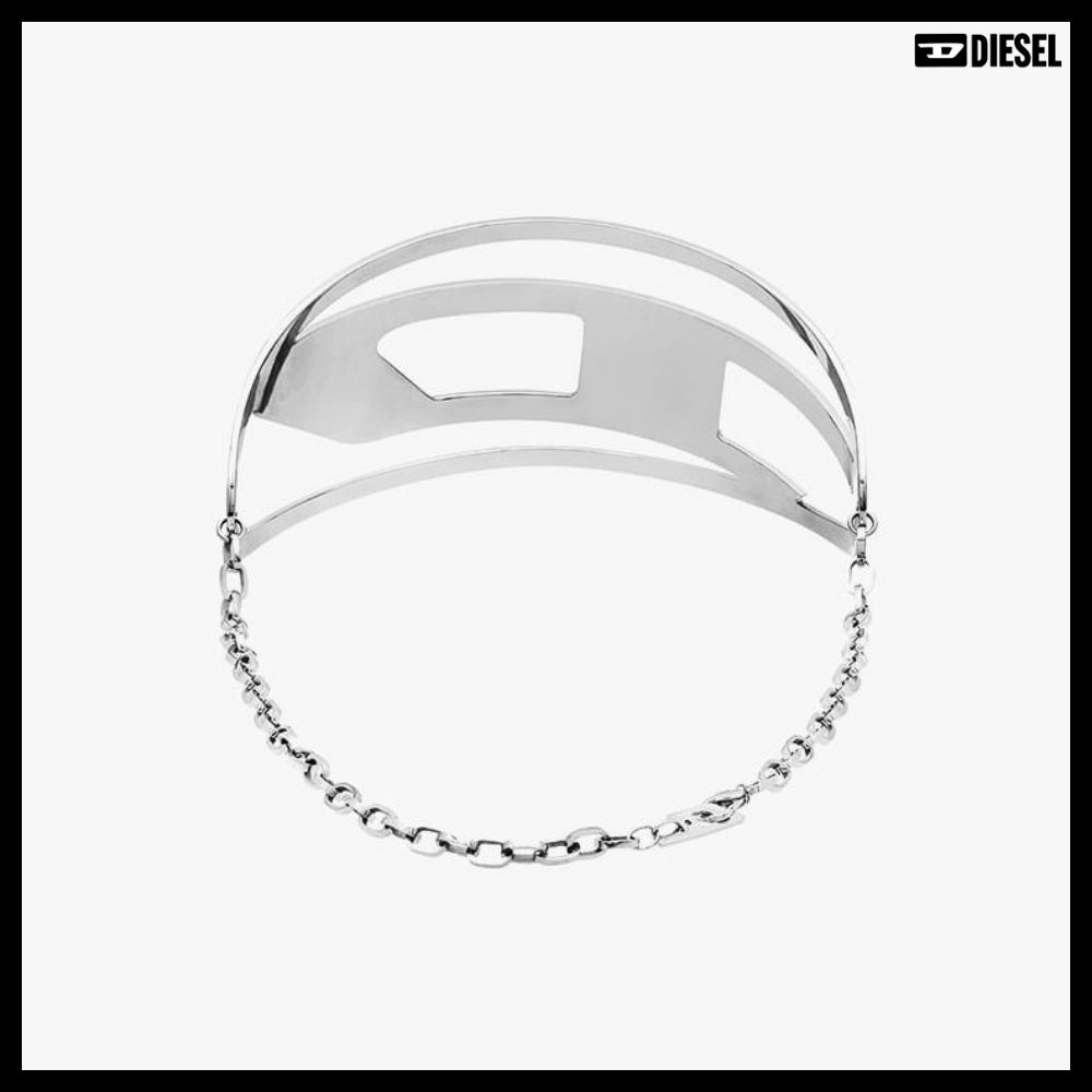 【DIESEL】D Logo Necklace