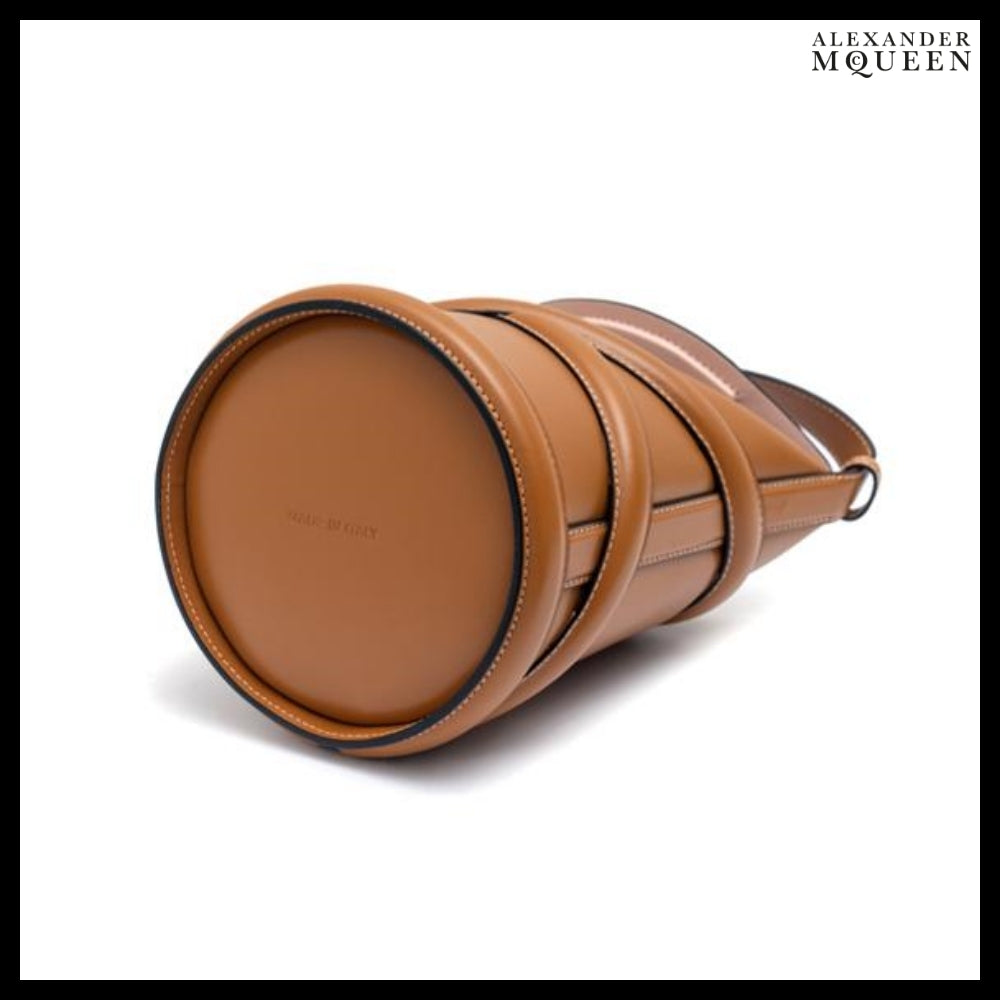 【Alexander Mcqueen】Small Curve Bag Brown