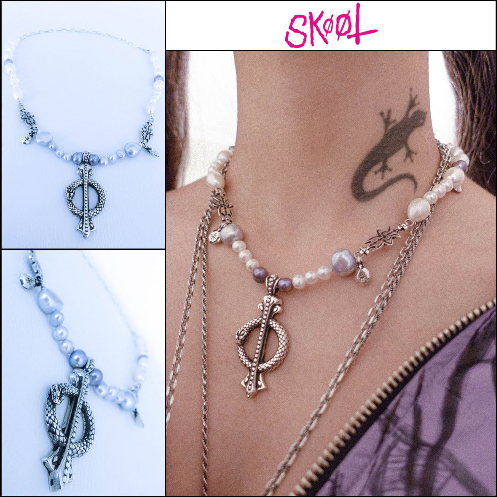 【SKOOT】Snake Eyes Necklace