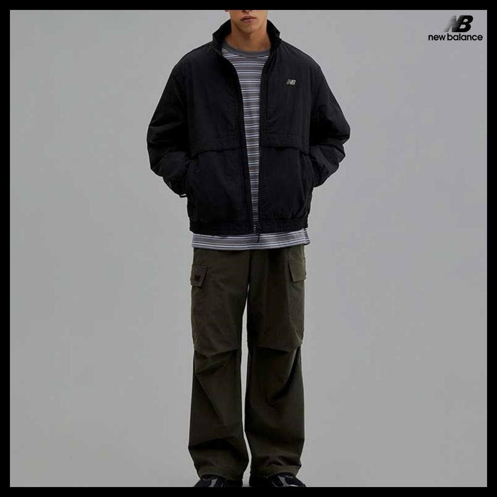 【New Balance】Unisex Heritage Stand Neck Jacket 2Colors