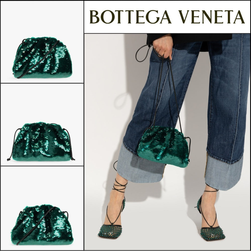 【アウトレット 正規品】Bottega Veneta - Pouch Sequin 2-Way