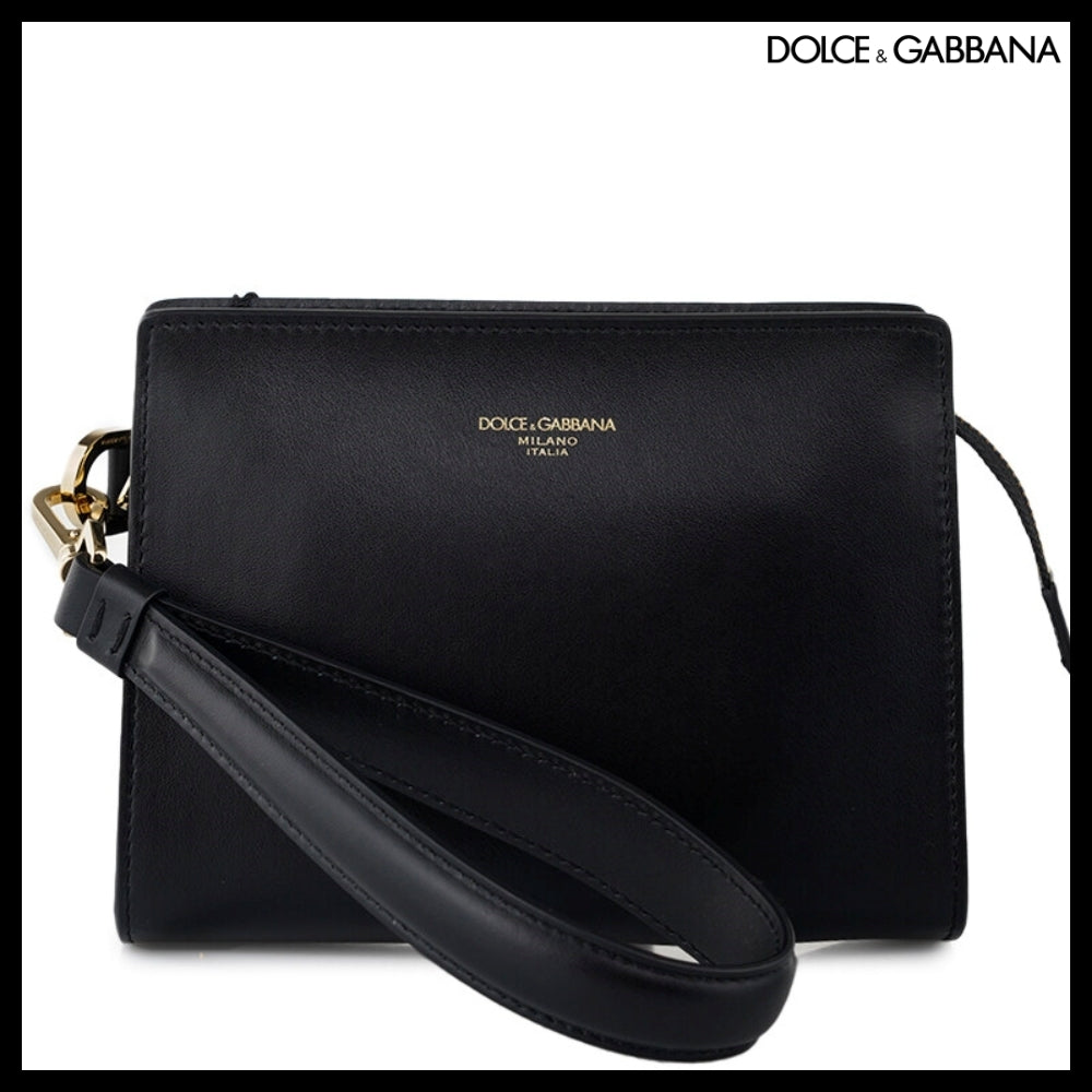 【アウトレット 正規品】Dolce & Gabbana - Black Logo Strap
