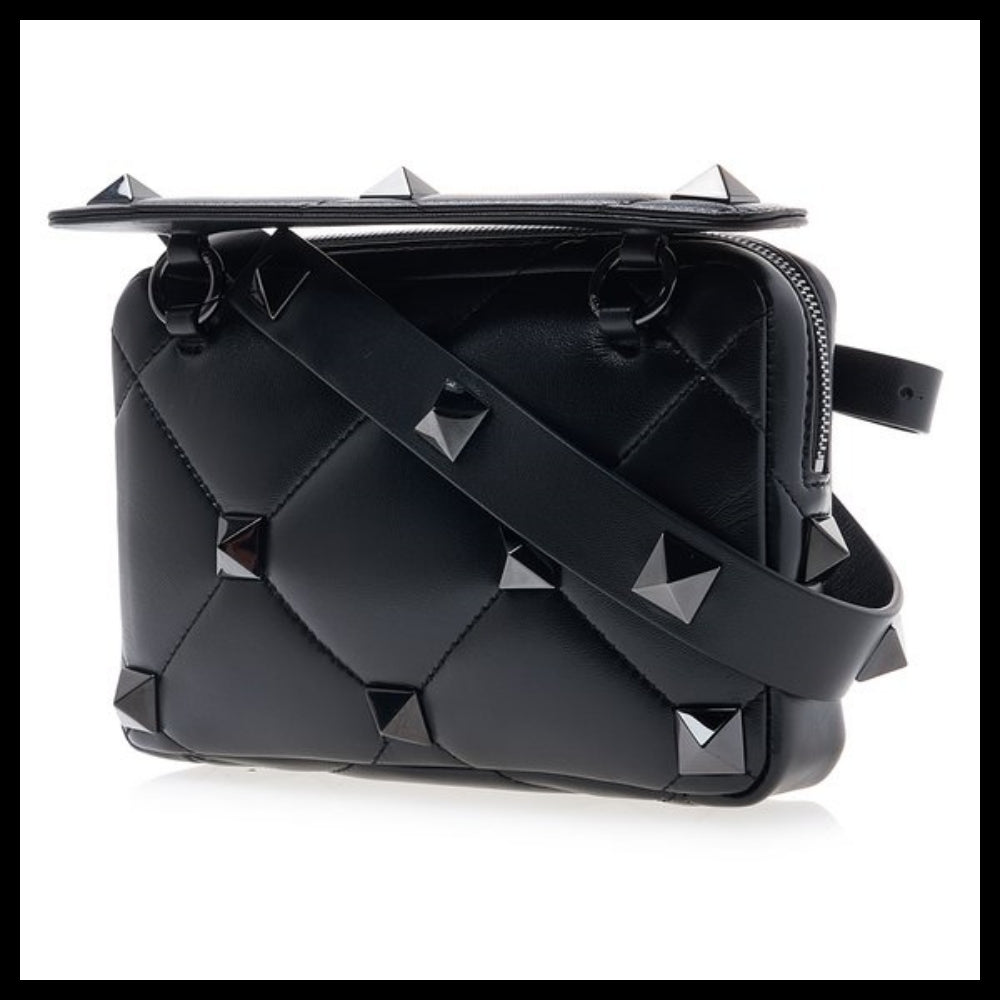【VALENTINO】Men's Rockstud Crossbody Bag