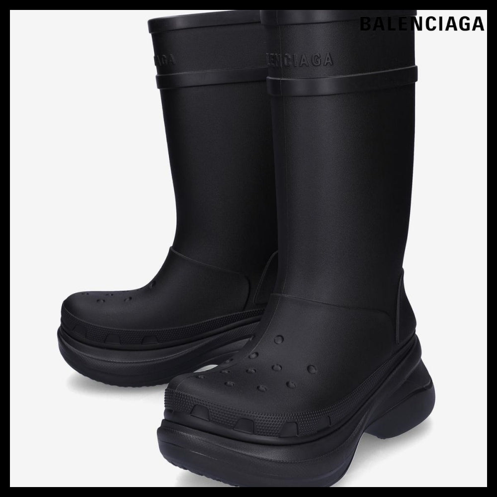 【BALENCIAGA】Crocs Boots Black