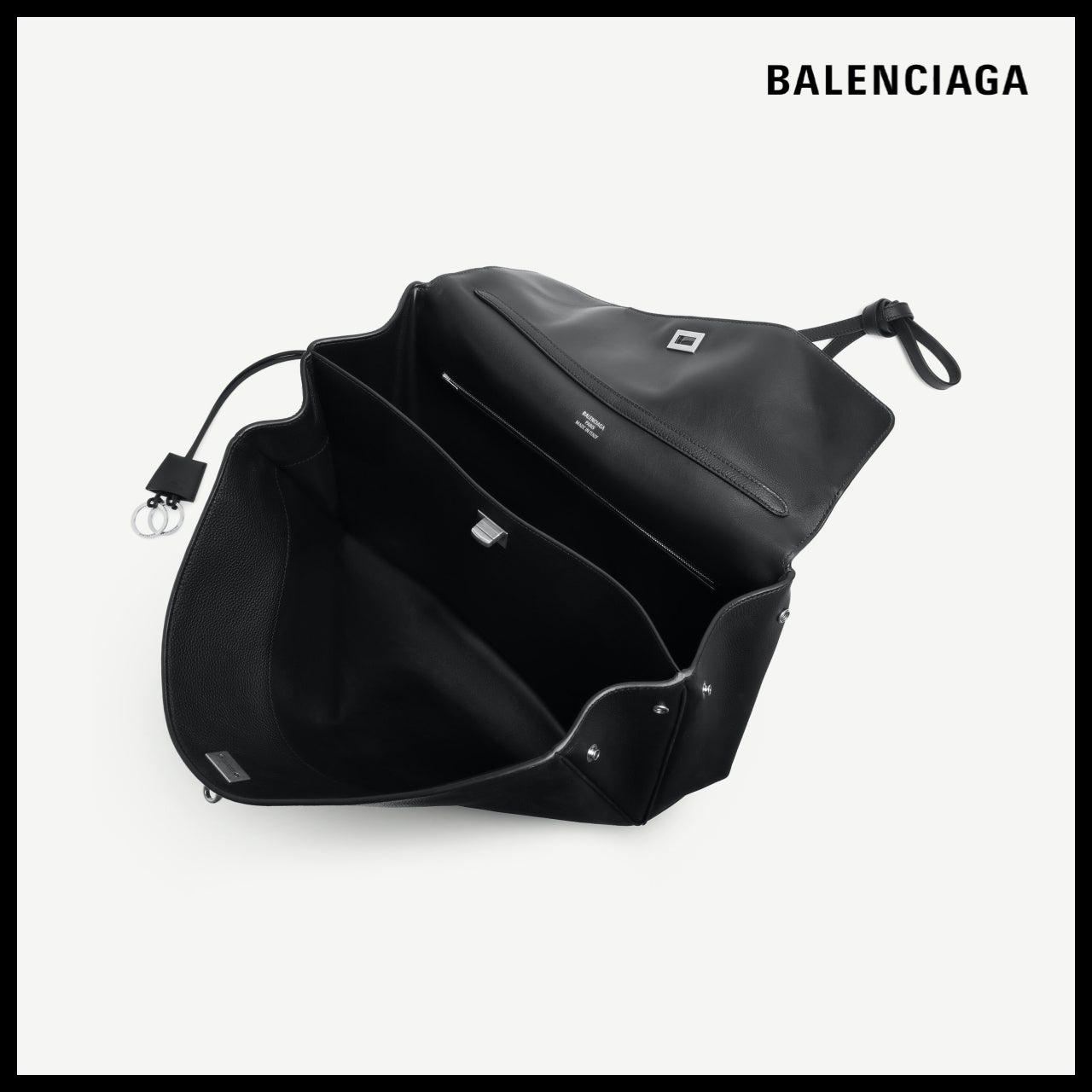 【BALENCIAGA】Rodeo Handbag Large Grained Calfskin